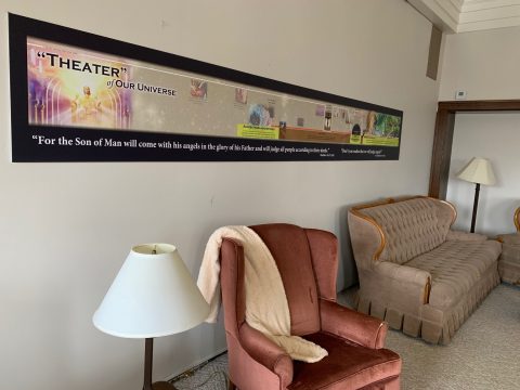 (This Theater Timeline was printed directly onto Foamcore in 3 sections. 14' total)